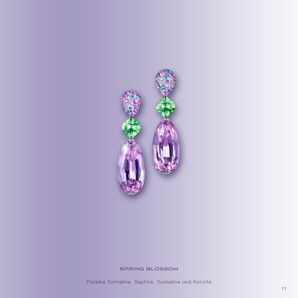MIDMAY STARS Earrings middle may star of amethysts prasiolite facet cut white diamonds framed diamond earring 750/000 white gold gold earring amethyst earring prasiolite earring diamond gold earring